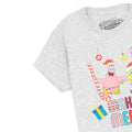 Grau meliert - Back - SpongeBob SquarePants - "Make It Merry" T-Shirt für Jungen - weihnachtliches Design