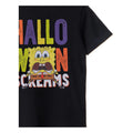 Schwarz - Side - SpongeBob SquarePants - "Halloween Screams" T-Shirt für Kinder