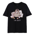 Schwarz - Front - Pusheen - "I'm Busy" T-Shirt für Herren-Damen Unisex  kurzärmlig