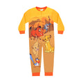 Gelb - Front - The Lion King - Schlafanzug für Jungen