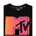 Schwarz - Back - MTV - T-Shirt für Herren