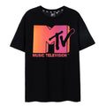 Schwarz - Front - MTV - T-Shirt für Herren