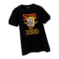 Schwarz - Back - SpongeBob SquarePants - "Scare Or Be Scared" T-Shirt für Herren