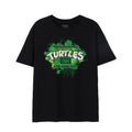 Schwarz - Front - Teenage Mutant Ninja Turtles - "1984 New York City" T-Shirt für Herren