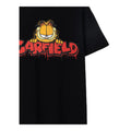 Schwarz - Side - Garfield - T-Shirt für Herren  kurzärmlig