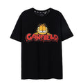 Schwarz - Front - Garfield - T-Shirt für Herren  kurzärmlig