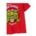 Rot - Side - Teenage Mutant Ninja Turtles - "From Our Sewer To Yours" T-Shirt für Herren