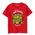 Rot - Front - Teenage Mutant Ninja Turtles - "From Our Sewer To Yours" T-Shirt für Herren