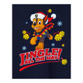 Marineblau - Side - Paw Patrol - "Jingle All The Way" T-Shirt für Jungen
