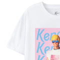 Weiß - Side - Barbie - "Kencore" T-Shirt für Herren  kurzärmlig