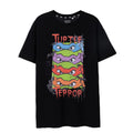 Schwarz - Front - Teenage Mutant Ninja Turtles - "Terror" T-Shirt für Herren