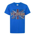 Kobaltblau - Front - Def Leppard - T-Shirt für Kinder  kurzärmlig