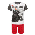 Weiß - Front - Lego Star Wars - Schlafanzug mit Shorts für Jungen