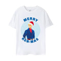 Weiß - Front - Barbie - "Merry Kenmas" T-Shirt für Herren
