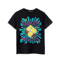 Schwarz - Front - SpongeBob SquarePants - "Dare To Be Square" T-Shirt für Jungen