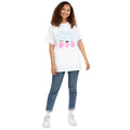 Weiß - Side - Pusheen - T-Shirt für Damen - weihnachtliches Design