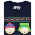 Marineblau - Back - South Park - T-Shirt für Herren - weihnachtliches Design