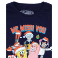 Marineblau - Side - SpongeBob SquarePants - "Krabby Christmas" T-Shirt für Kinder
