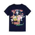 Marineblau - Front - SpongeBob SquarePants - "Krabby Christmas" T-Shirt für Kinder