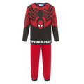 Rot-Schwarz - Front - Spider-Man - Schlafanzug mit langer Hose für Jungen
