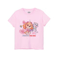 Pink - Front - Paw Patrol - "Pawsitive Vibes Only" T-Shirt für Mädchen
