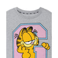 Grau - Back - Garfield - "Collegiate" T-Shirt für Herren