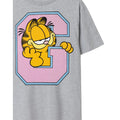 Grau - Side - Garfield - "Collegiate" T-Shirt für Herren