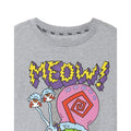 Grau - Side - SpongeBob SquarePants - "Meow" T-Shirt für Herren