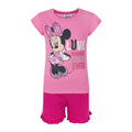 Bubblegum Rosa-Leuchtend Pink - Front - Disney - "Forever" Schlafanzug mit Shorts für Mädchen