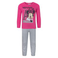 Pink-Grau - Front - Disney - Schlafanzug mit langer Hose für Kinder