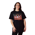 Schwarz - Side - Mean Girls - "Jingle Bell Rock" T-Shirt für Damen  kurzärmlig