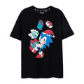 Schwarz - Front - Sonic The Hedgehog - T-Shirt für Herren - weihnachtliches Design