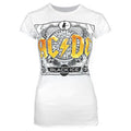 Weiß - Front - AC-DC - "Black Ice" T-Shirt für Damen