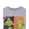 Grau - Back - Teenage Mutant Ninja Turtles - "Boo Crew" T-Shirt für Kinder