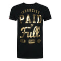 Schwarz - Front - INNERCITY - "Paid In Full" T-Shirt für Herren