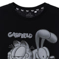 Schwarz - Back - Garfield - "Greyscale" T-Shirt für Herren  kurzärmlig