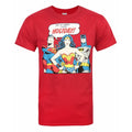 Rot - Front - DC Comics - "Be A Hero" T-Shirt für Herren