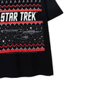 Schwarz - Side - Star Trek - T-Shirt für Herren - weihnachtliches Design