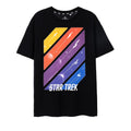 Schwarz - Front - Star Trek - "Ships In Space" T-Shirt für Herren  kurzärmlig