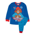 Blau - Front - Paddington Bear - Schlafanzug mit langer Hose für Jungen