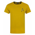 Gelb - Front - Star Trek - "Uniform Command Medical Security" T-Shirt für Herren
