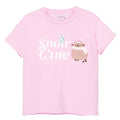 Pink - Front - Pusheen - T-Shirt für Mädchen - weihnachtliches Design