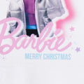 Weiß - Lifestyle - Barbie - T-Shirt für Mädchen - weihnachtliches Design