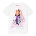 Weiß - Front - Barbie - T-Shirt für Mädchen - weihnachtliches Design