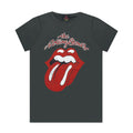 Grau - Front - Amplified - "Vintage Tongue" T-Shirt für Kinder