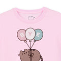 Pink - Lifestyle - Pusheen - "Bye" T-Shirt für Mädchen kurzärmlig