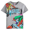 Grau - Front - Marvel Avengers - T-Shirt für Jungen