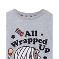 Grau - Side - Pusheen - "Halloween Mummy" T-Shirt für Mädchen
