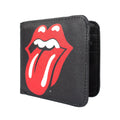 Schwarz-Rot - Front - RockSax - "Classic Tongue" Brieftasche The Rolling Stones