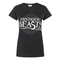 Schwarz - Front - Fantastic Beasts And Where To Find Them - T-Shirt für Mädchen kurzärmlig